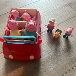 Peppa Pig Red Family Adventure Car